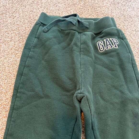 baby GAP Joggers Sweatpants Comfy Casual Green Kids Size 2T - Picture 4 of 6